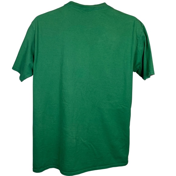 Vintage We Own The Night Graphic T Shirt Adult Size L Green Crewneck Cotton - Picture 3 of 5